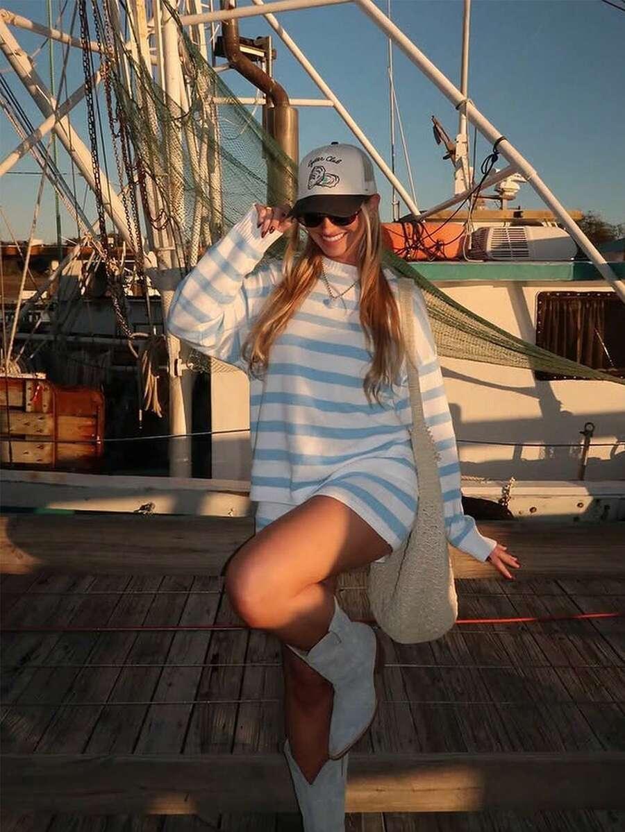 sweter spodenki komplet