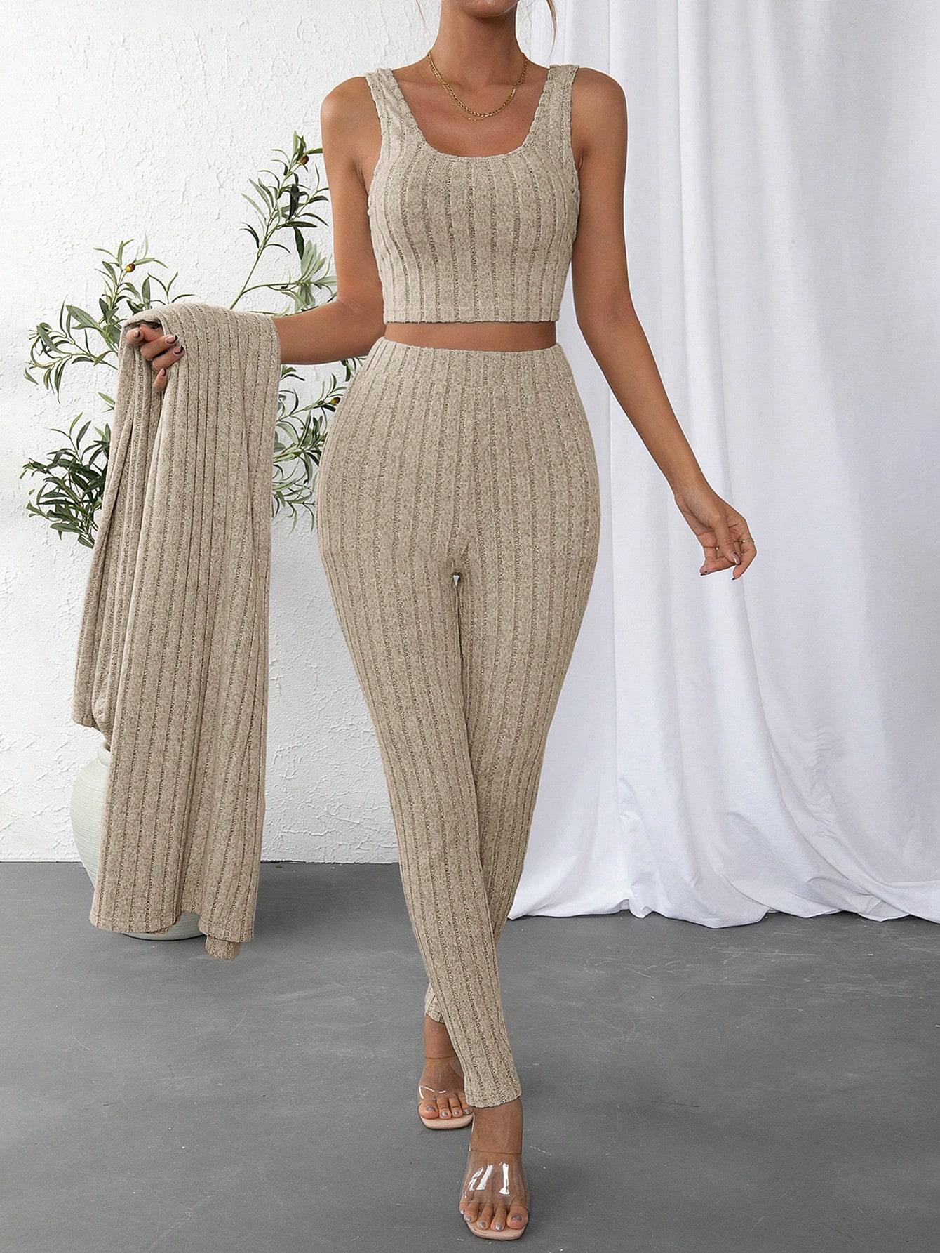 TOP LEGGINSY NARZUTKA KOMPLET 