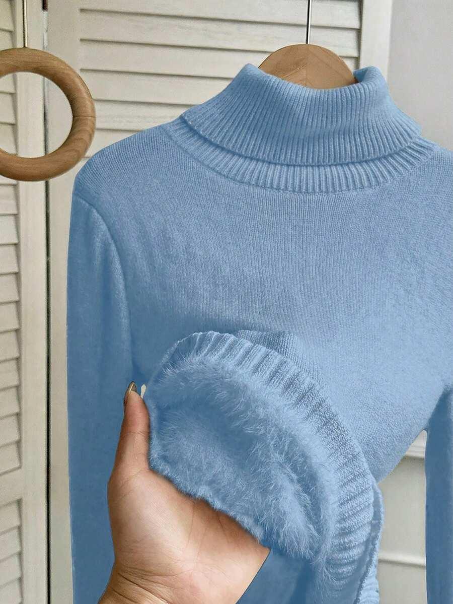 NIEBIESKI SWETER GOLF 