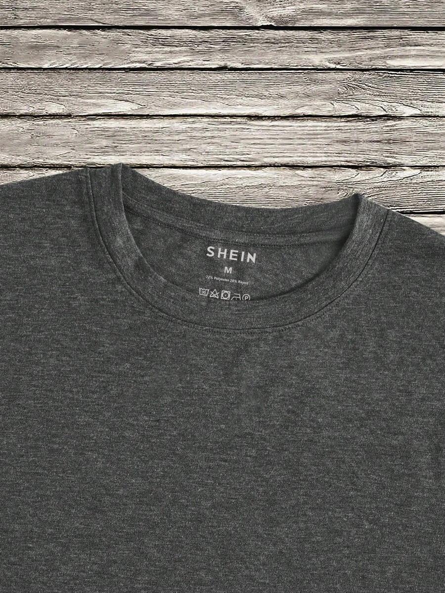 T-shirt okrągły dekolt 3-pack