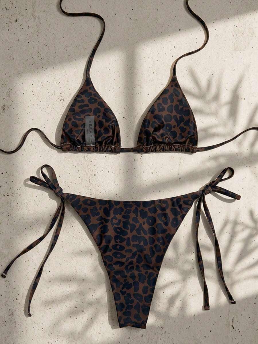 DWUCZĘŚCIOWY STRÓJ KĄPIELOWY ANIMAL PRINT