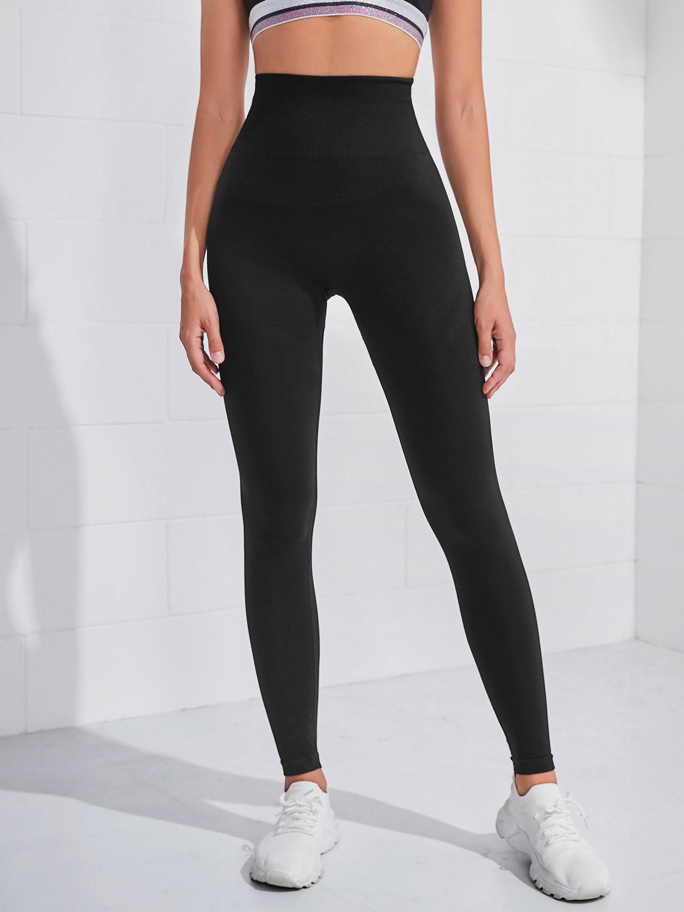 CZARNE SPORTOWE LEGGINSY