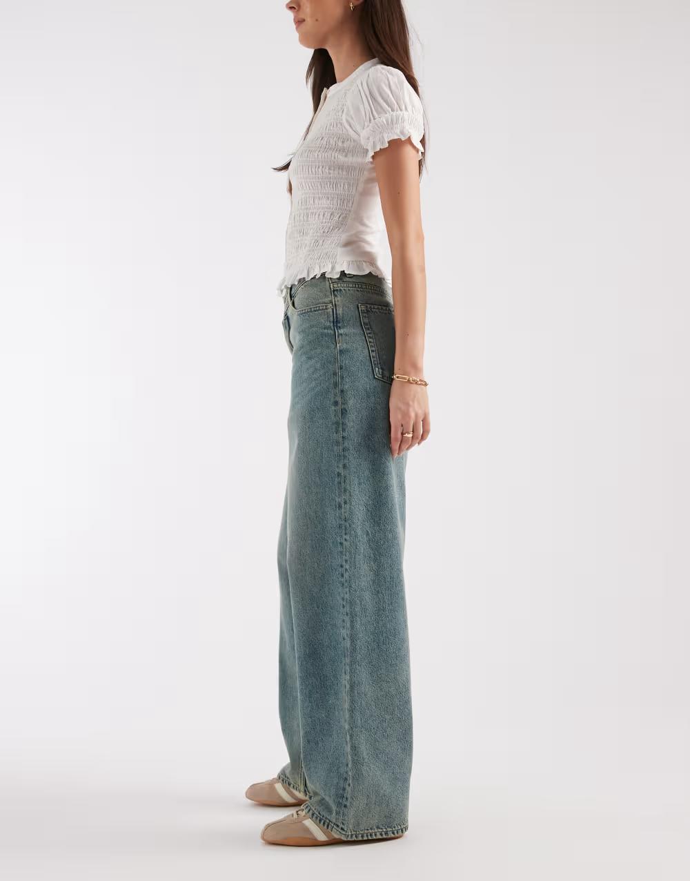 NIEBIESKIE SPODNIE JEANS