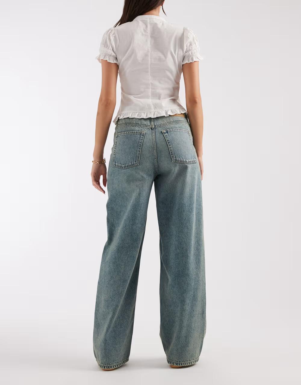 NIEBIESKIE SPODNIE JEANS