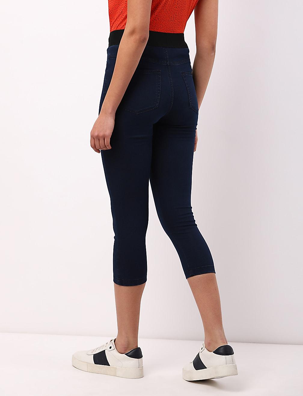 SPODNIE JEANS 3/4 T57-8364K-XU