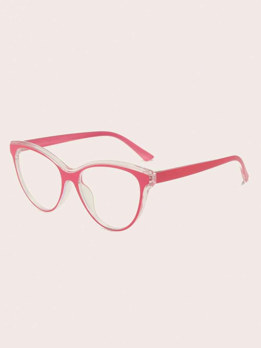 różowe okulary casual