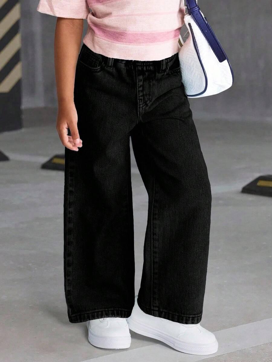 czarne spodnie jeans 