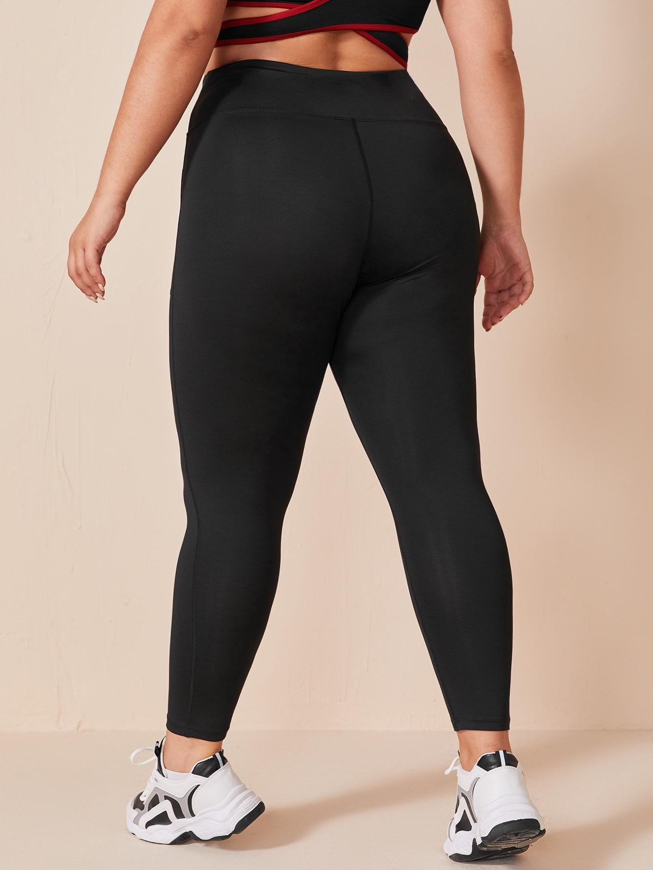CZARNE LEGGINSY SPORTOWE 