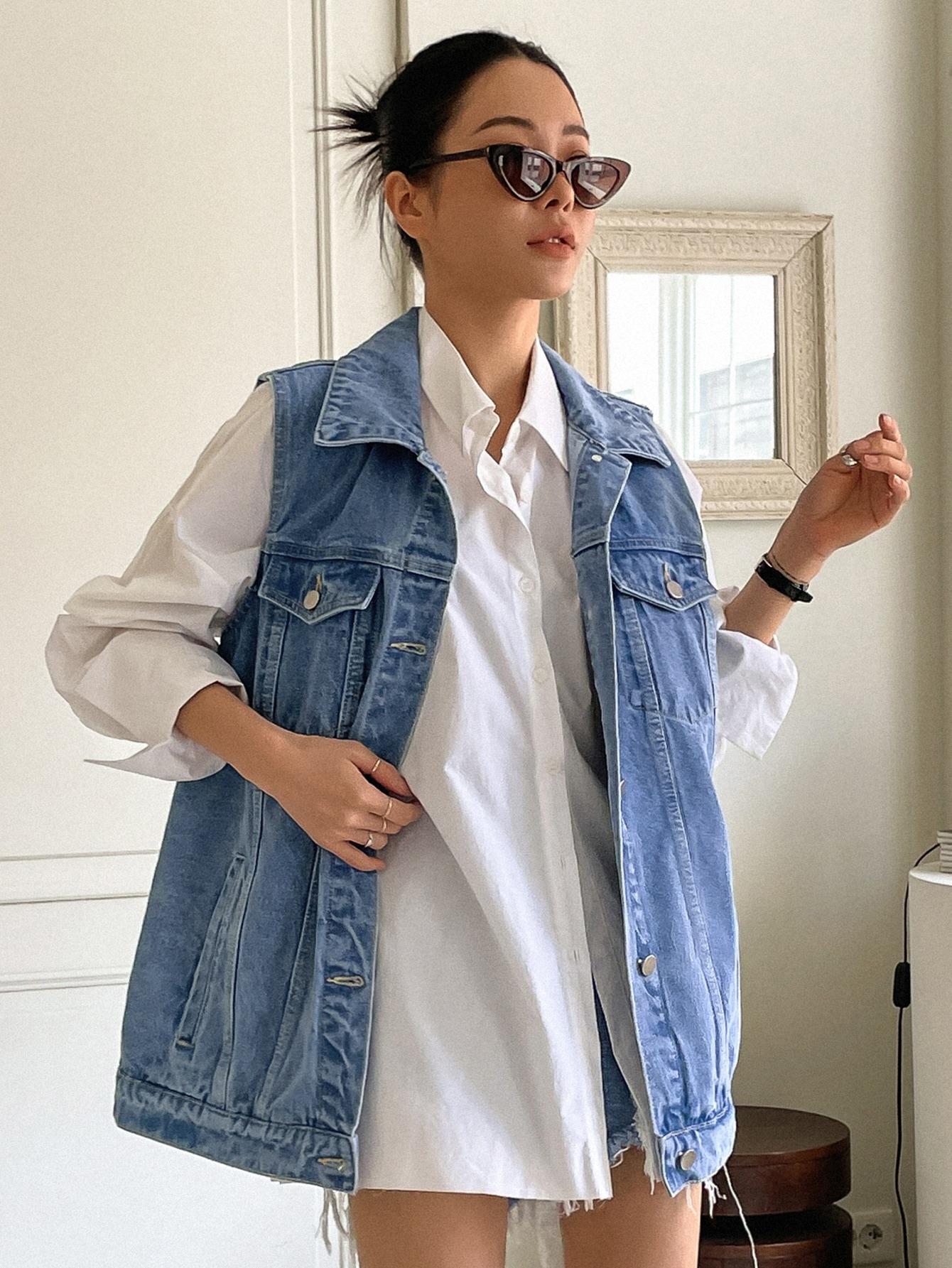KAMIZELKA OVERSIZE JEANS