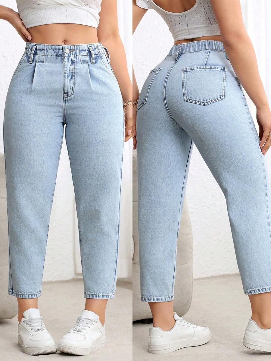 NIEBIESKIE SPODNIE JEANS 