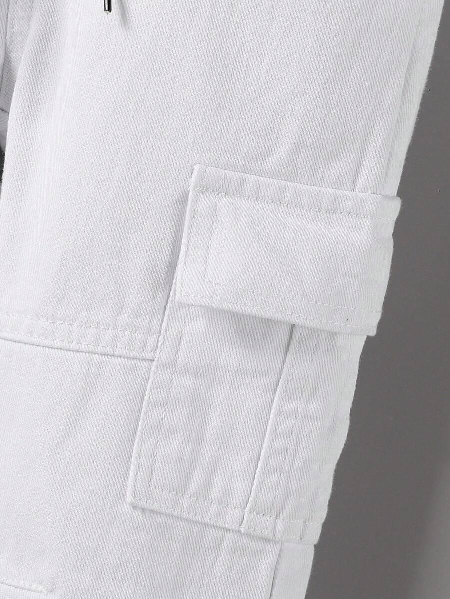 BIAŁE SPODNIE JEANS