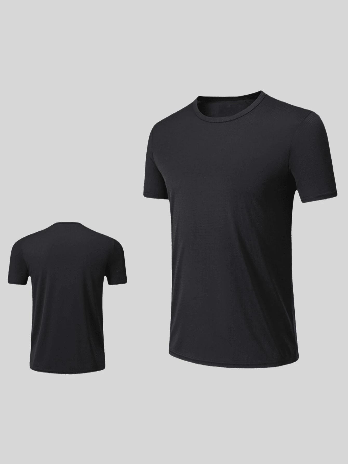 czarna T-shirt 4-pack