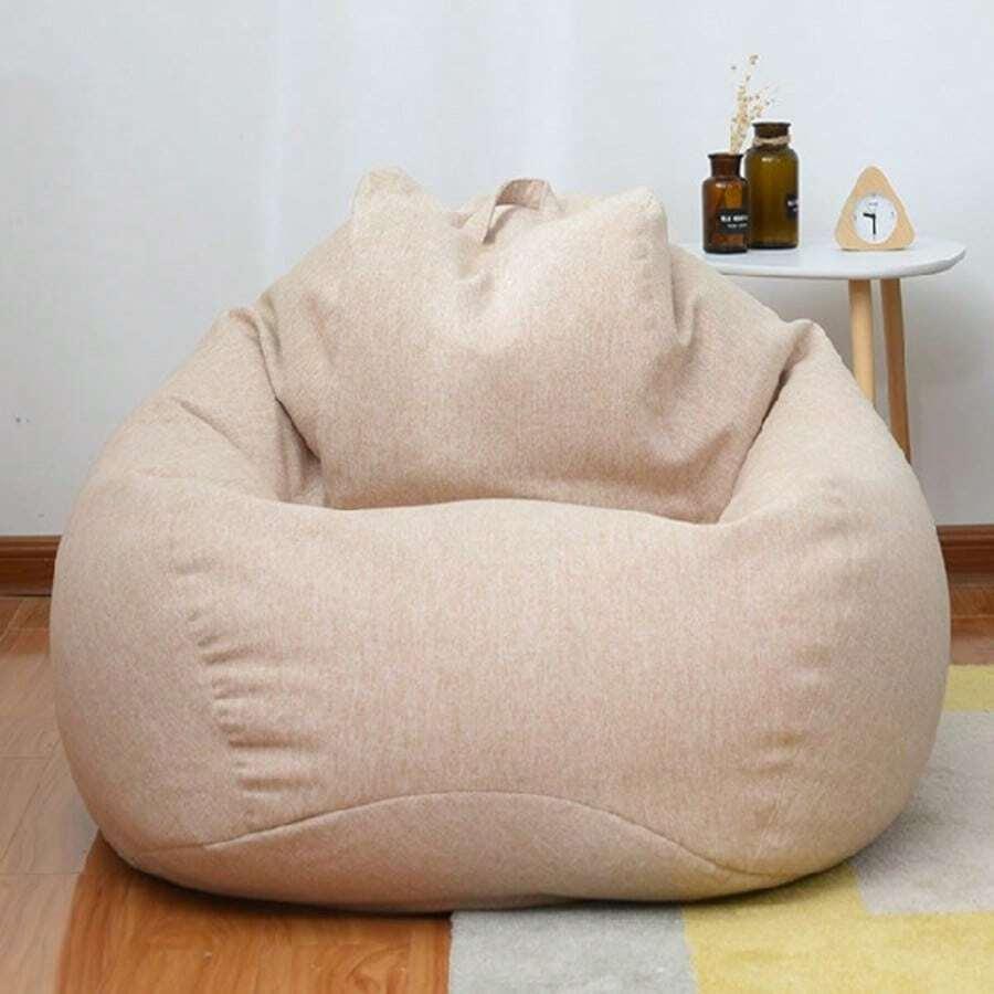 beżowy pokrowiec na fotel