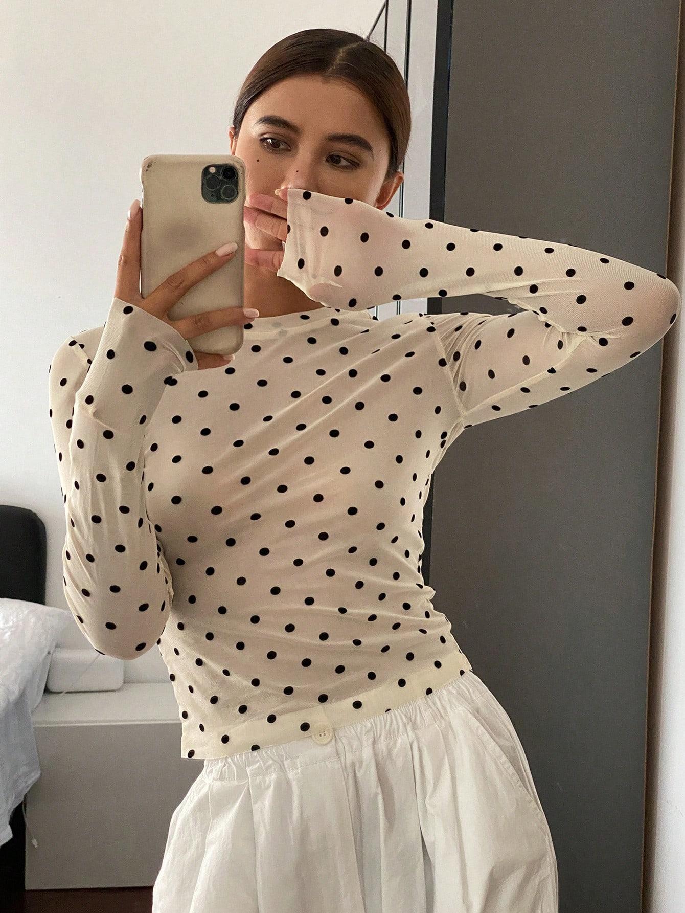 BLUZA WZÓR GROSZKI