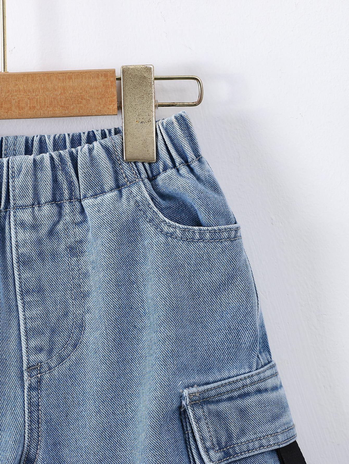 SPODENKI JEANS KIESZENIE 