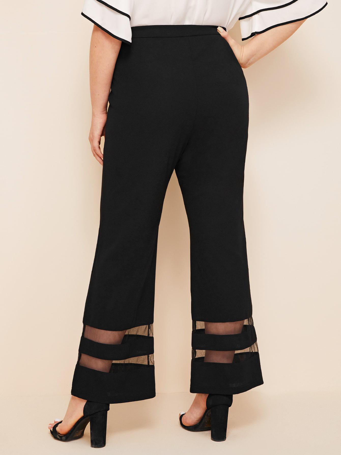 CZARNE SPODNIE ZIP