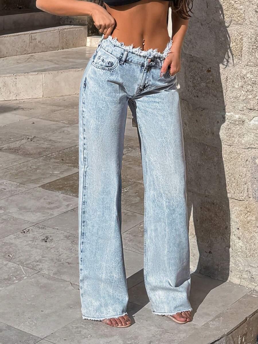 PROSTE SPODNIE JEANS 