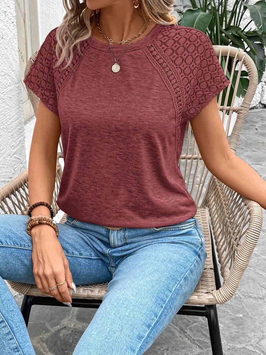 T-SHIRT OKRĄGŁY DEKOLT