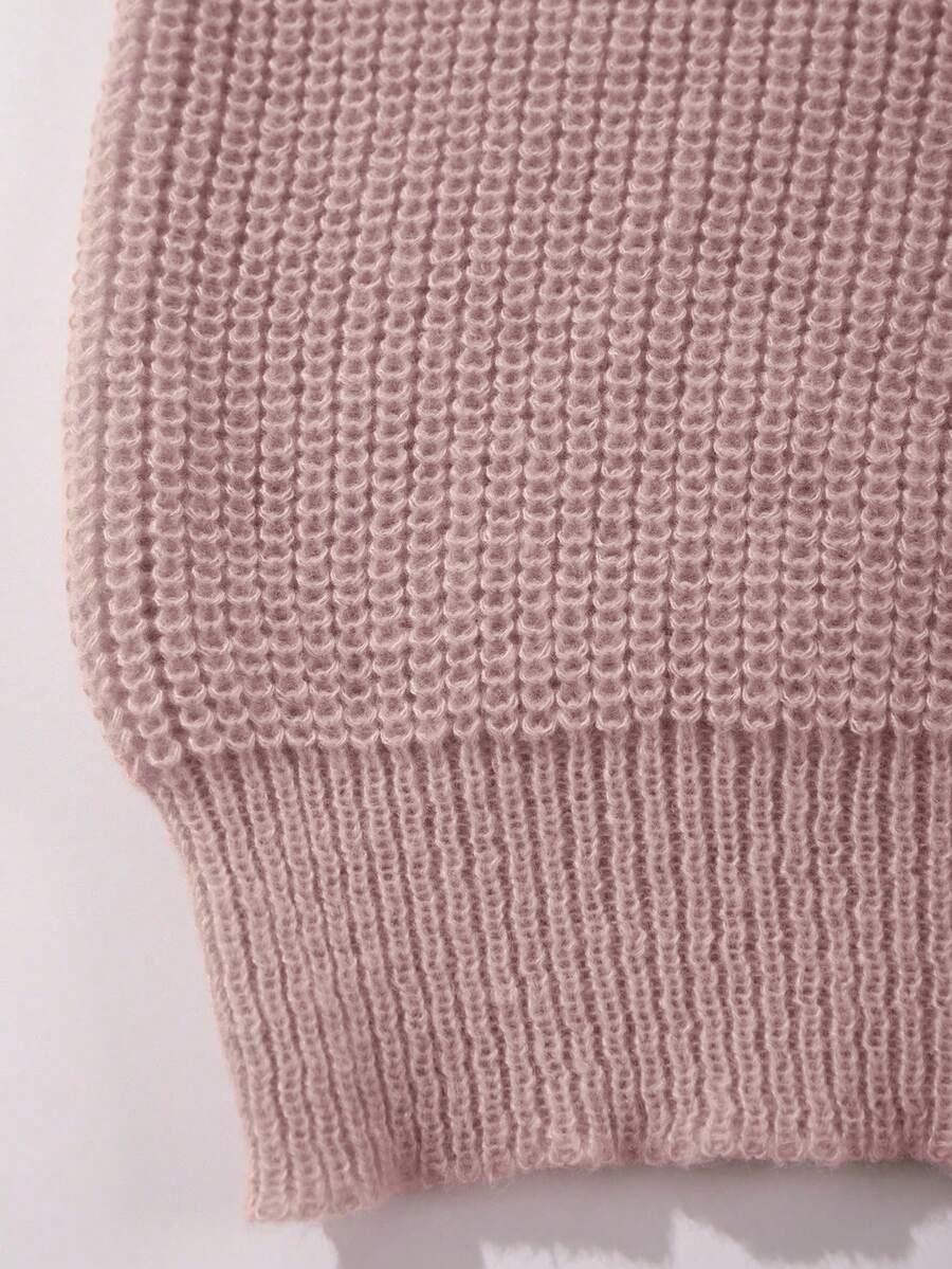 różowy sweter długi rękaw