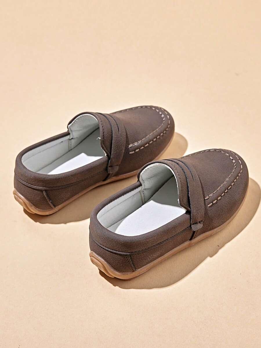 BRĄZOWE MOKASYNY CASUAL 
