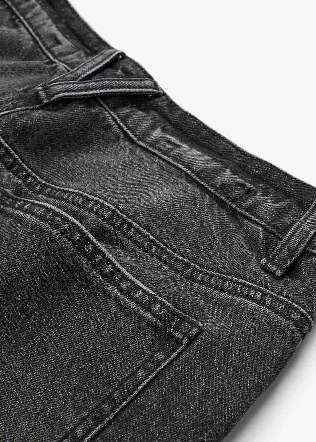 spodnie jeans szeroka nogawka