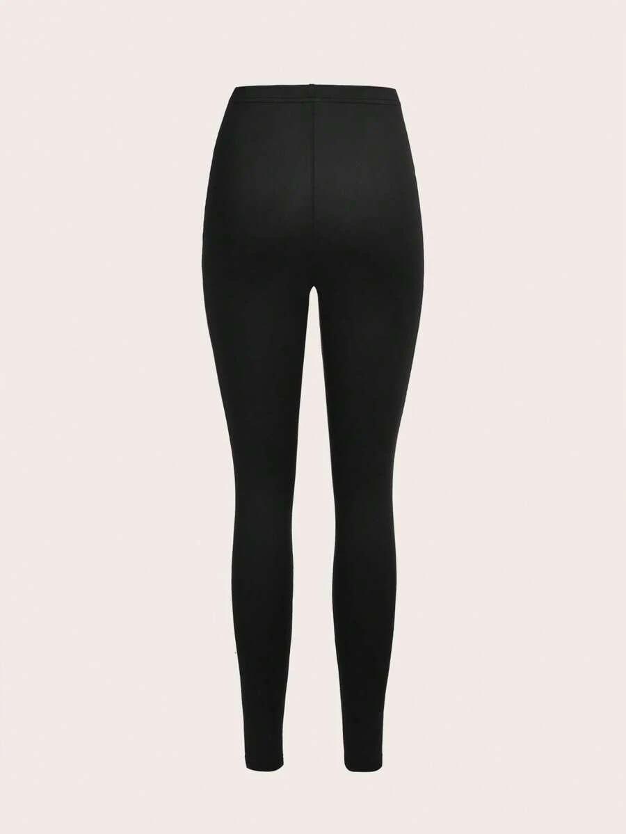 czarne klasyczne legginsy 3-pack