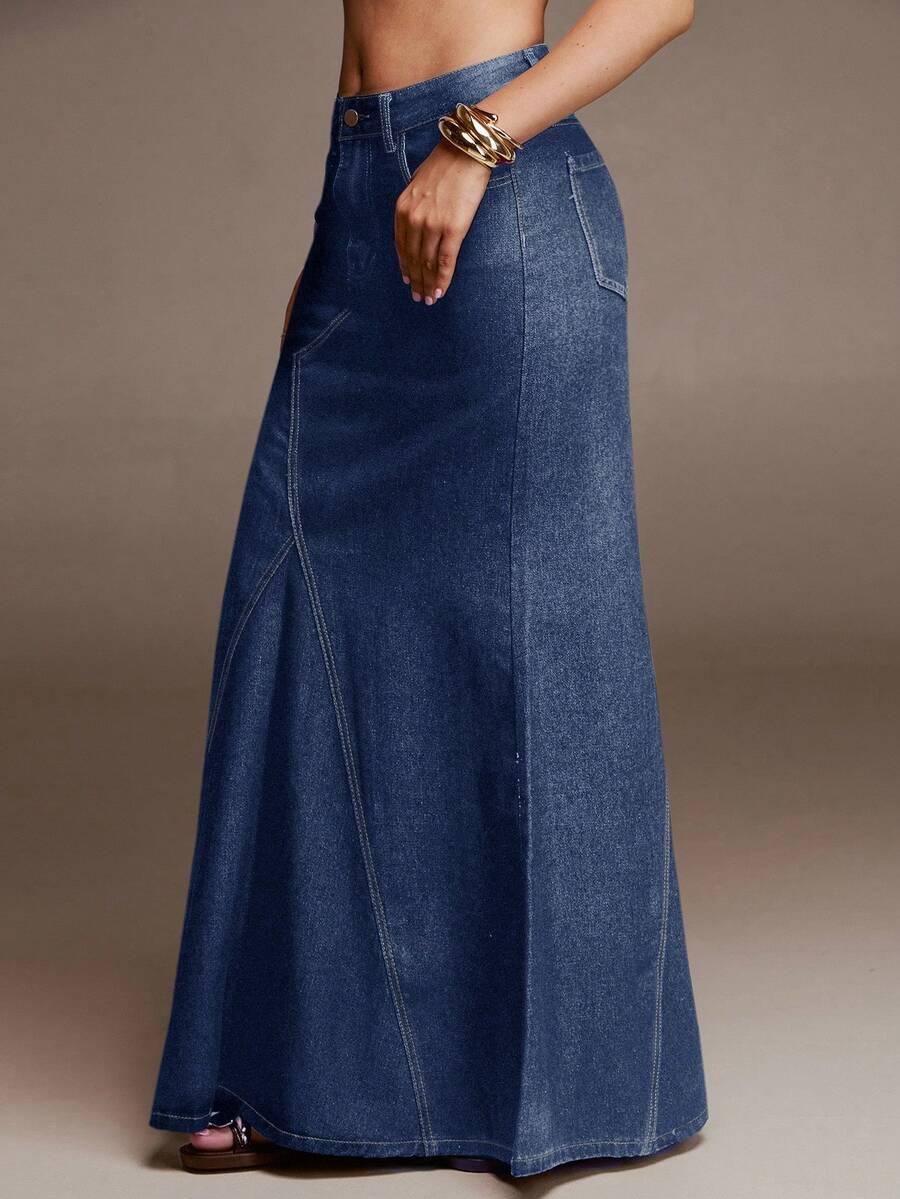 SPÓDNICA MAXI ROZKLOSZOWANA