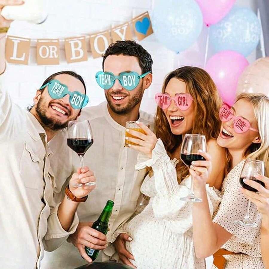 okulary na baby shower 8-pack