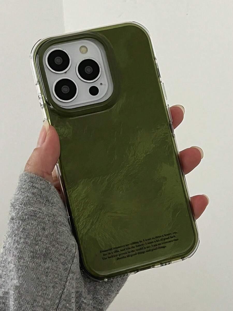 ZIELONE ETUI NA TELEFON IPHONE 15 pro max