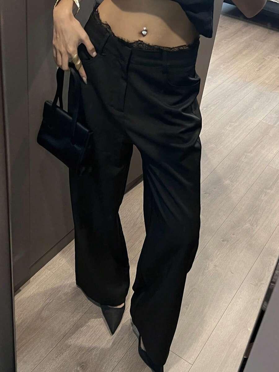CZARNE SPODNIE CASUAL 
