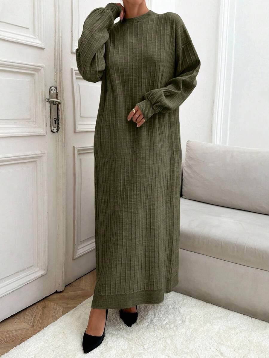 zielona maxi sukienka