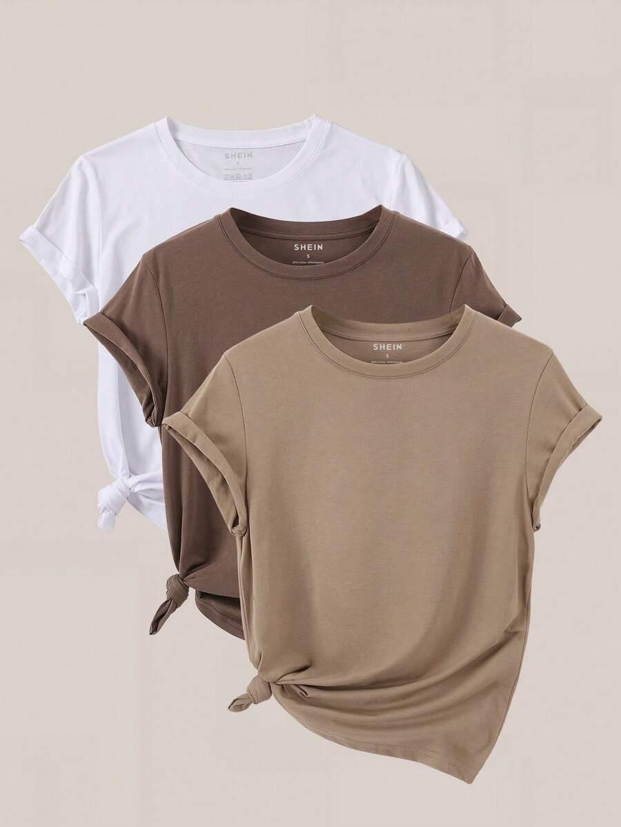 klasyczny t-shirt basic 3-pack
