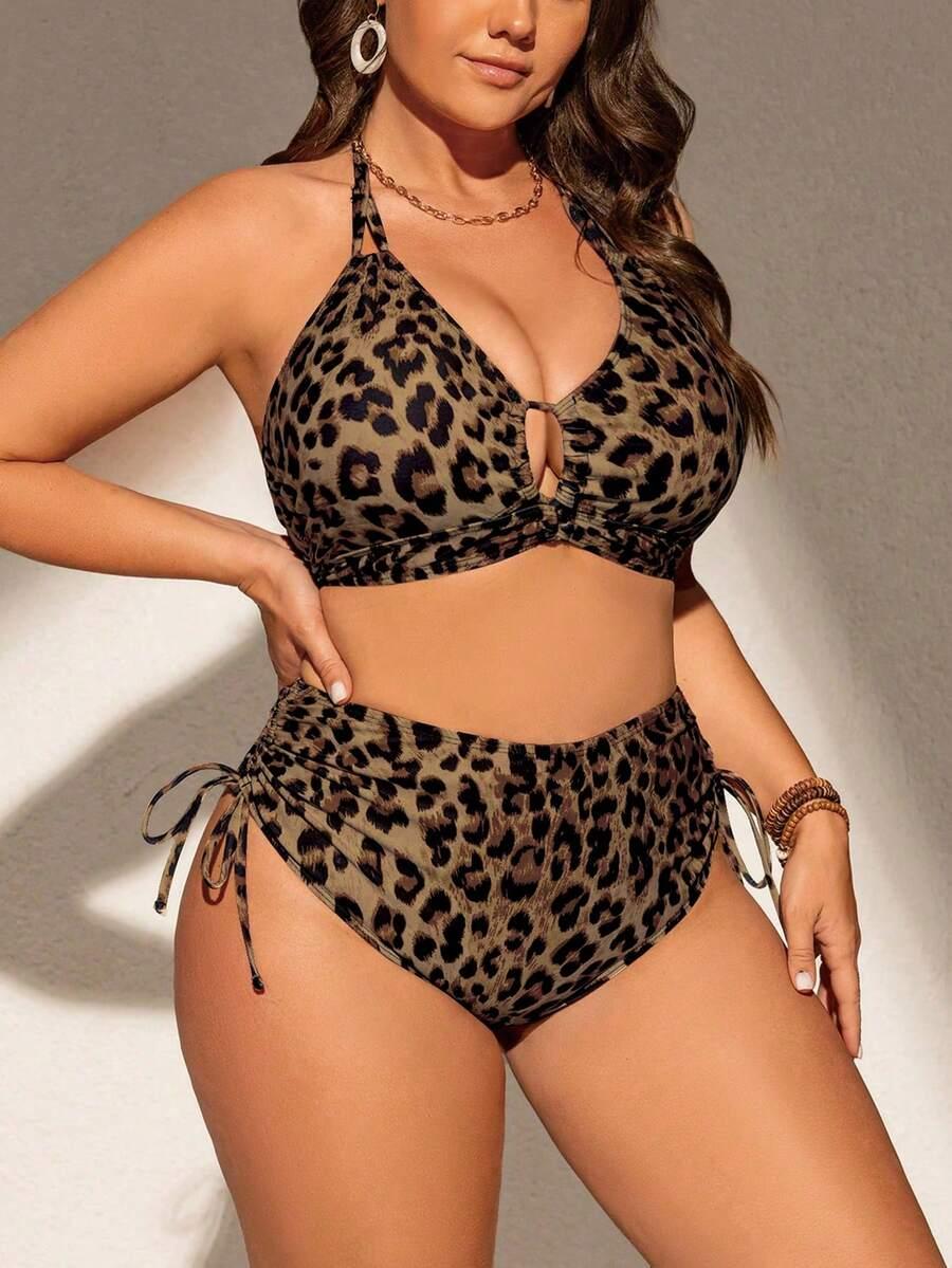 DWUCZĘŚCIOWY STRÓJ KĄPIELOWY ANIMAL PRINT