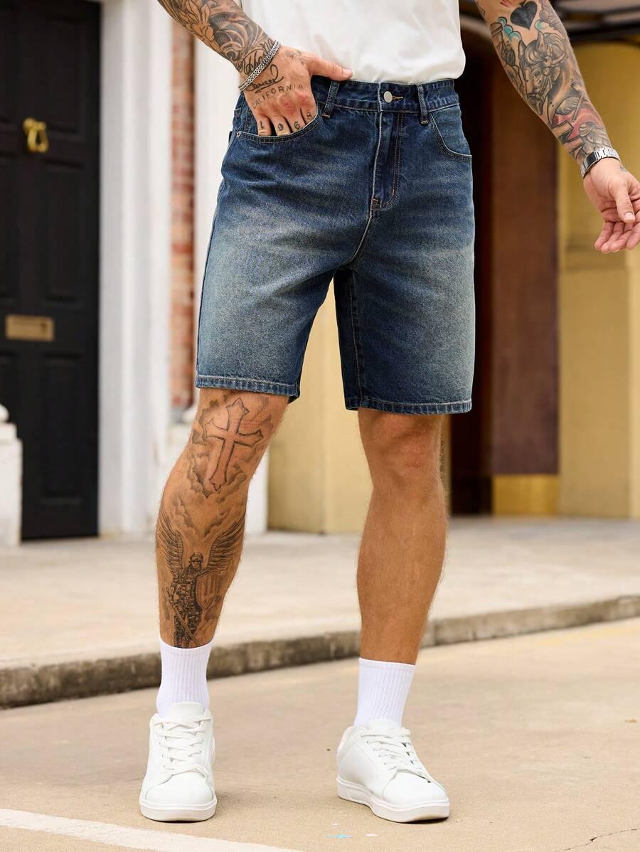 KRÓTKIE SPODENKI JEANSOWE