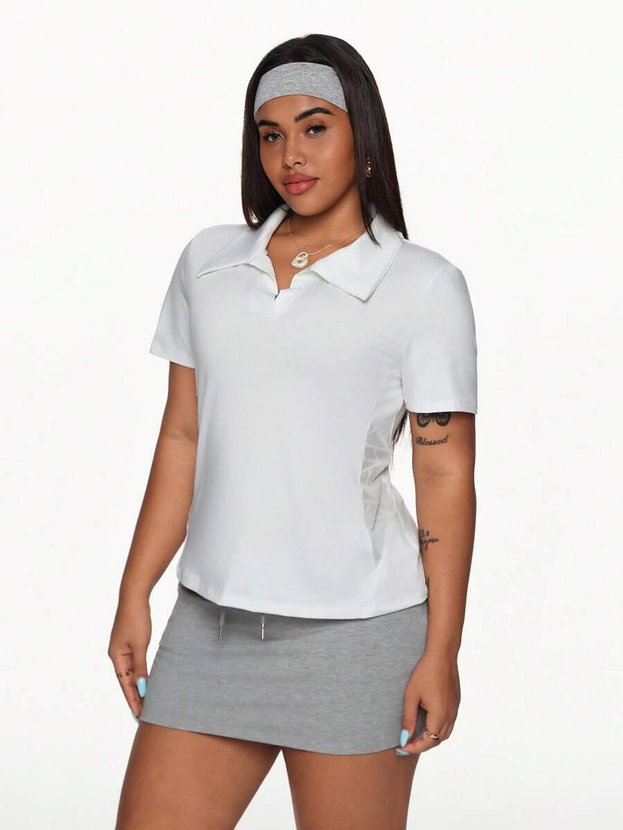 T-SHIRT DAMSKI BIAŁY