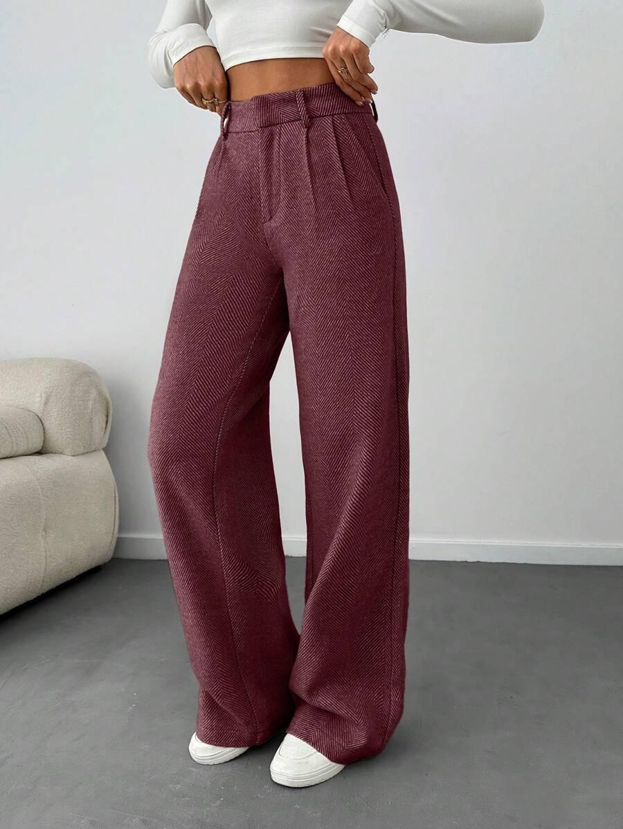 SPODNIE WYSOKI STAN CASUAL