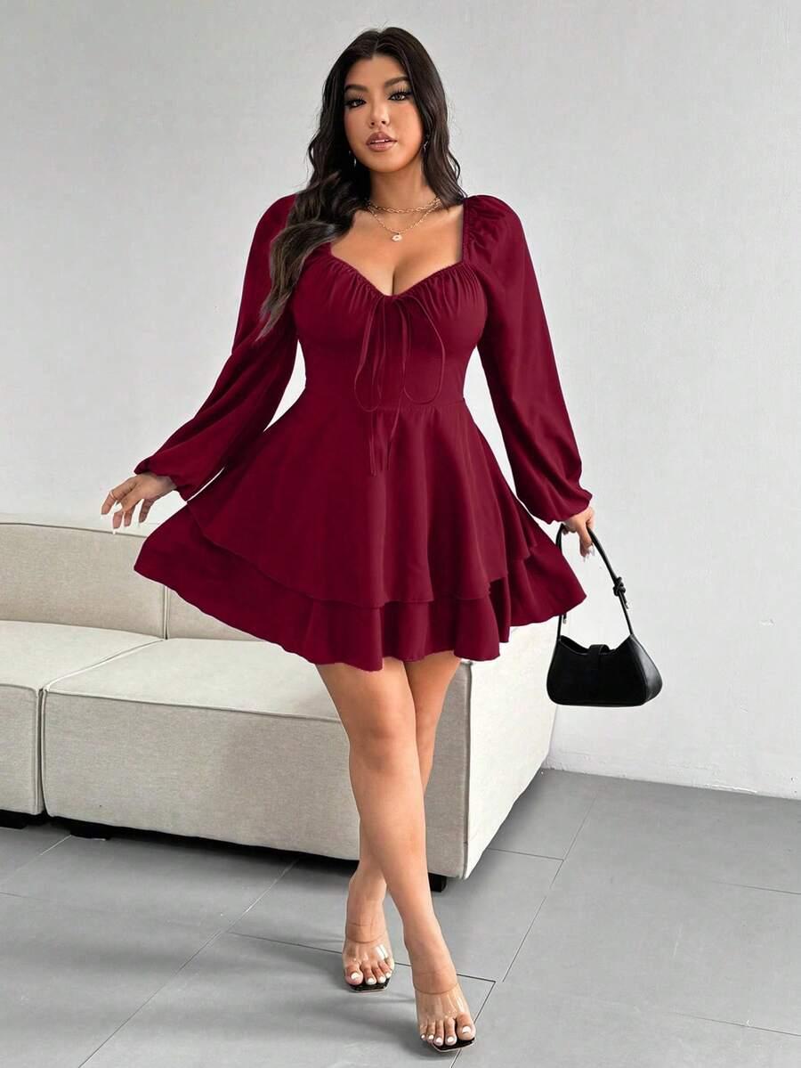 CZERWONA MINI SUKIENKA 