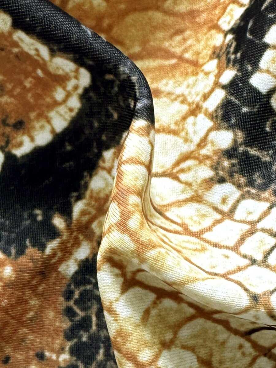dwuczęściowy strój kąpielowy animal print