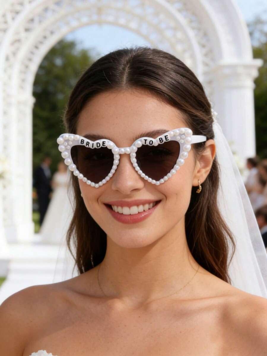 BIAŁE OKULARY BRIDE TO BE