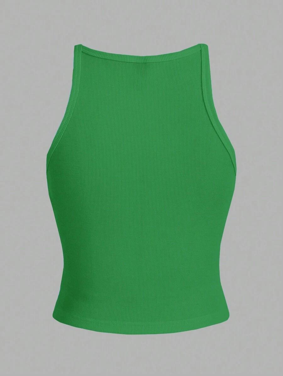 zielony top basic