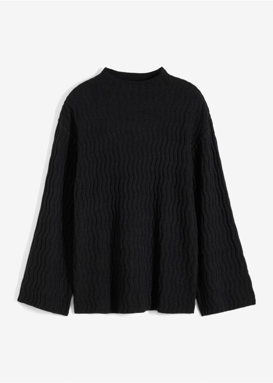 SWETER Z SZEROKIMI RĘKAWAMI