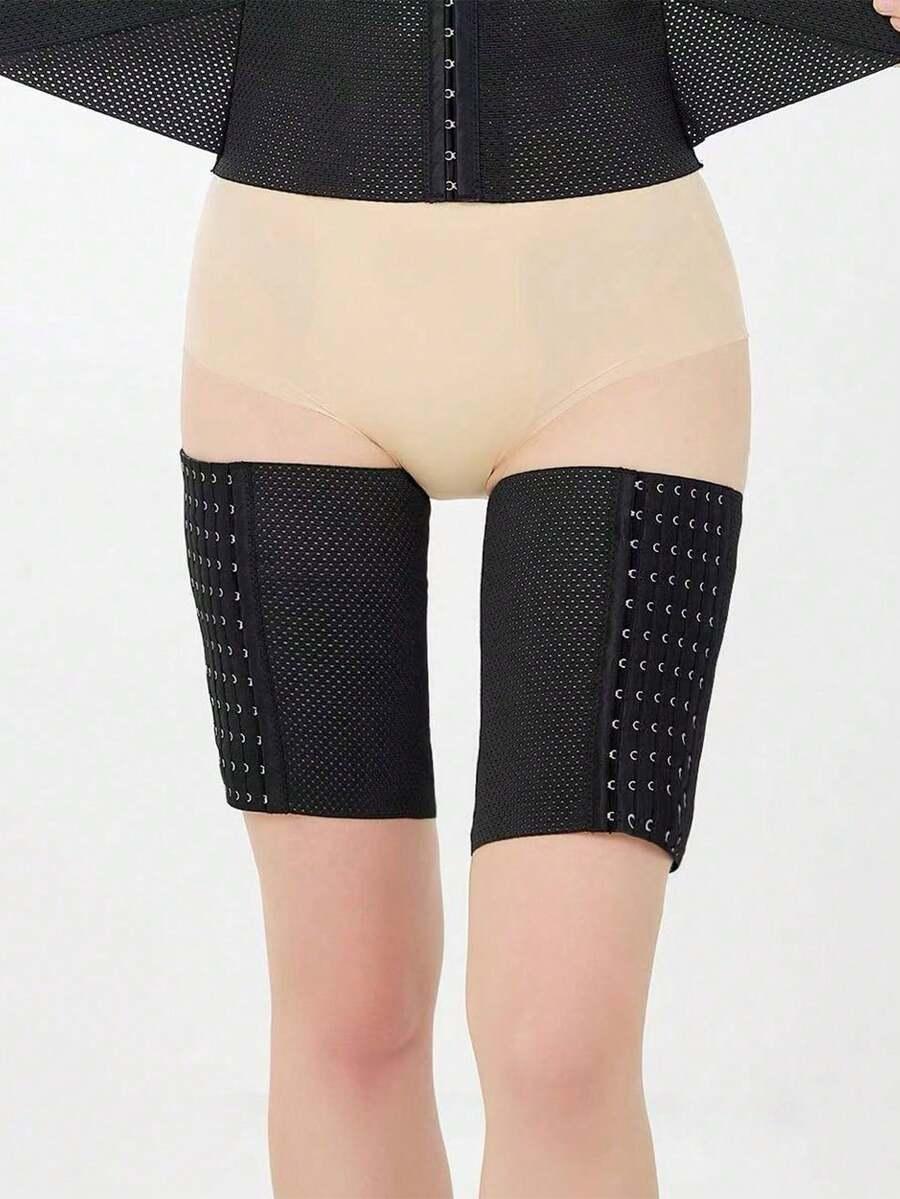 czarne pasy modelujące uda 2-pack