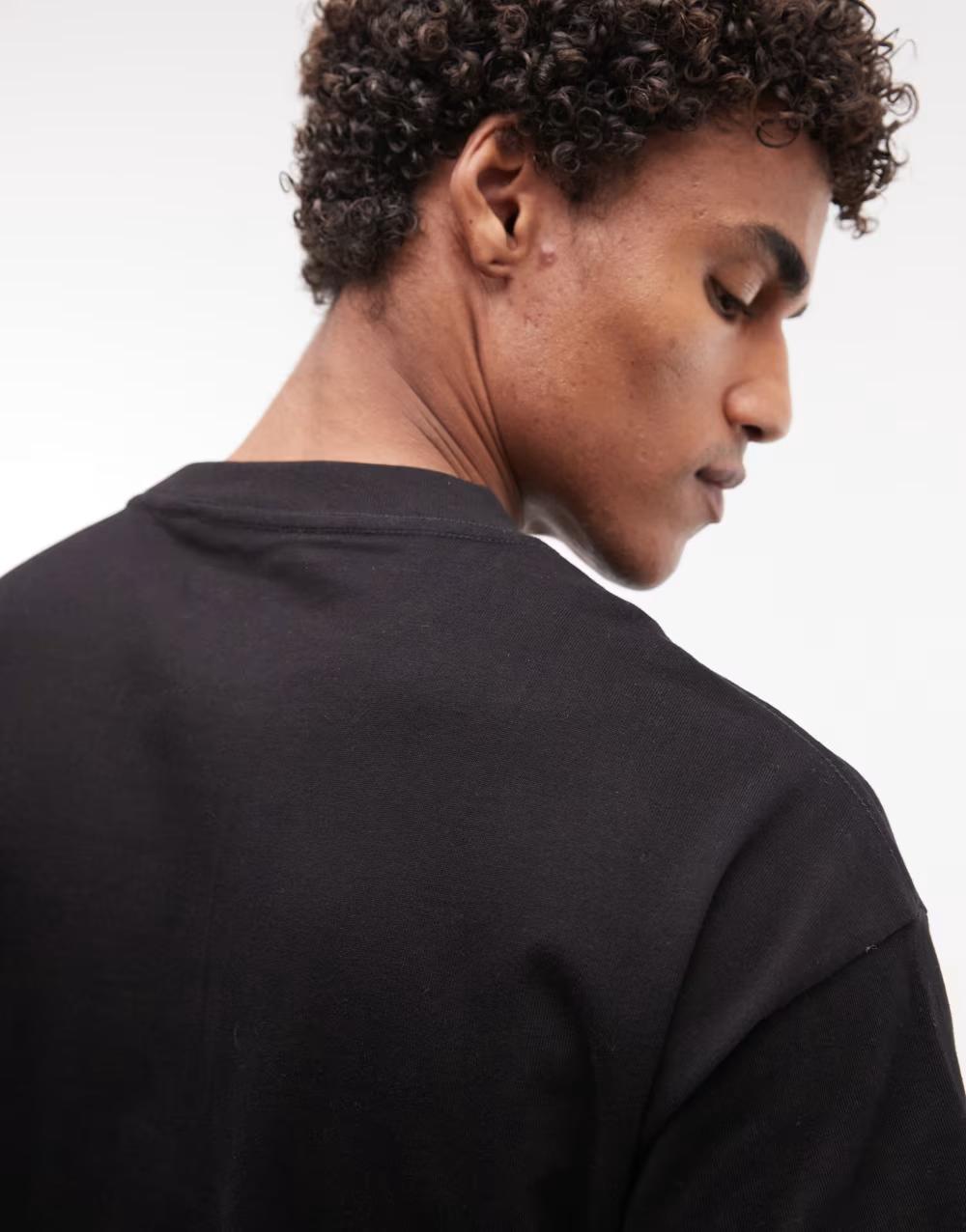 czarny t-shirt basic