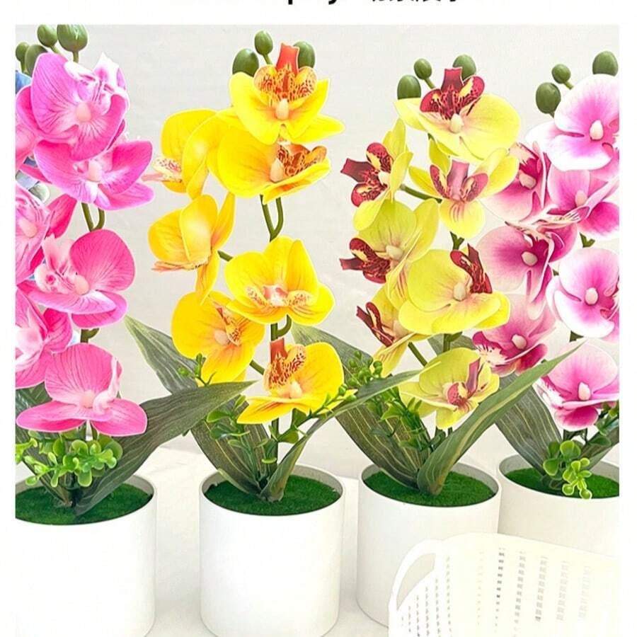 sztuczna różowa ORCHIDEA