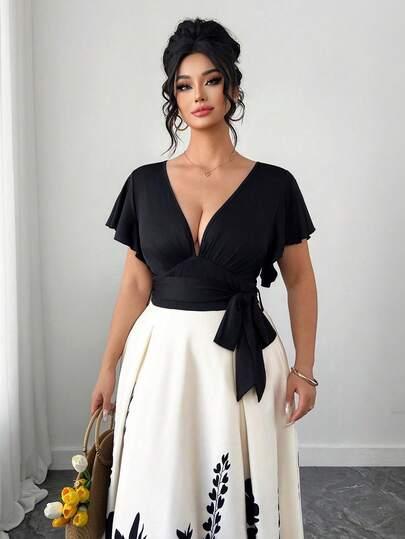 MAXI SUKIENKA PRINT