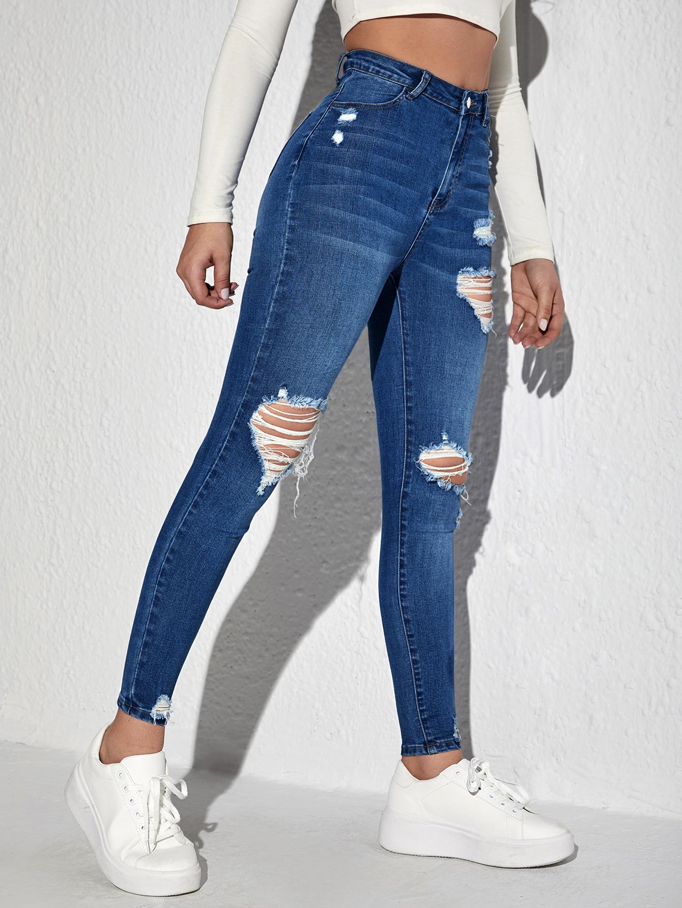 NIEBIESKIE JEANSY RURKI 