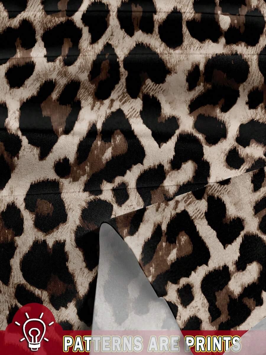 BLUZKA ANIMAL PRINT KRÓTKI RĘKAW