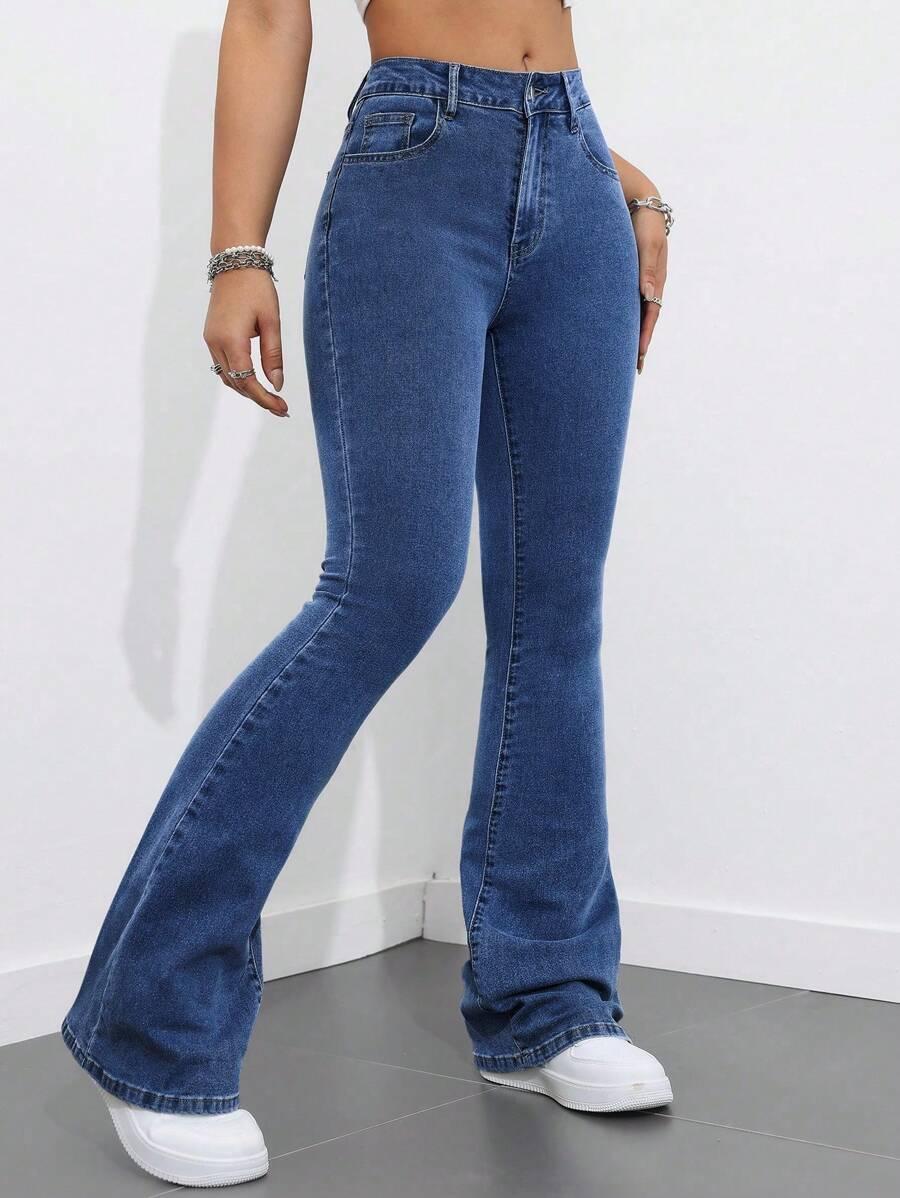 NIEBIESKIE SPODNIE JEANS