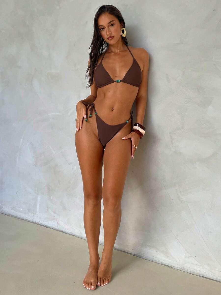 BRĄZOWY DÓŁ OD BIKINI