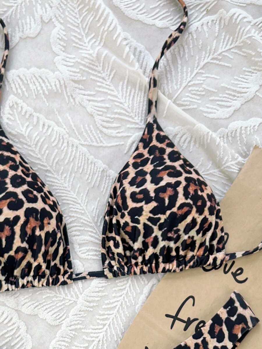 DWUCZĘŚCIOWY STRÓJ KĄPIELOWY ANIMAL PRINT